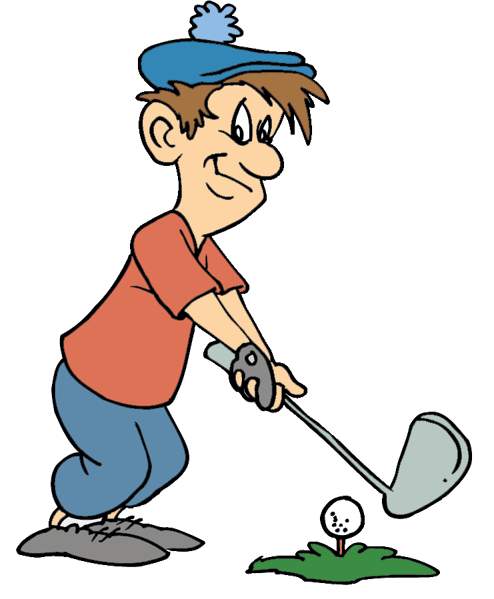 clipart man playing golf - photo #27