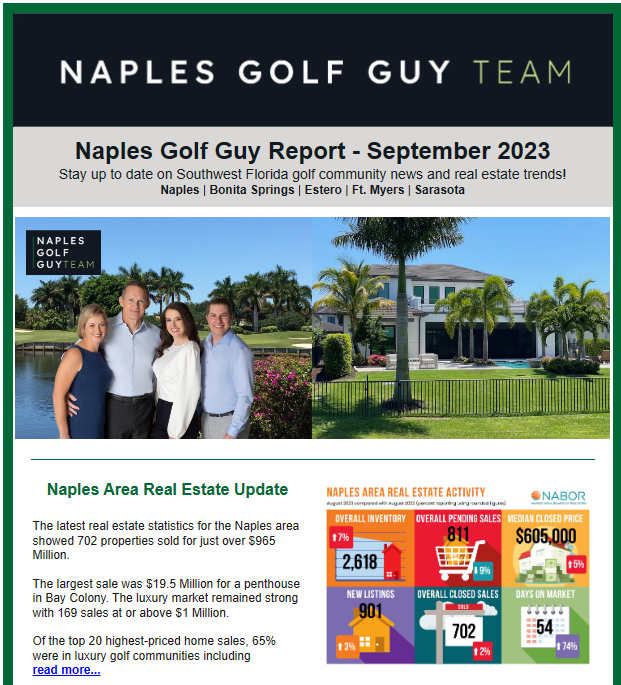 September Naples Golf Guy Archives