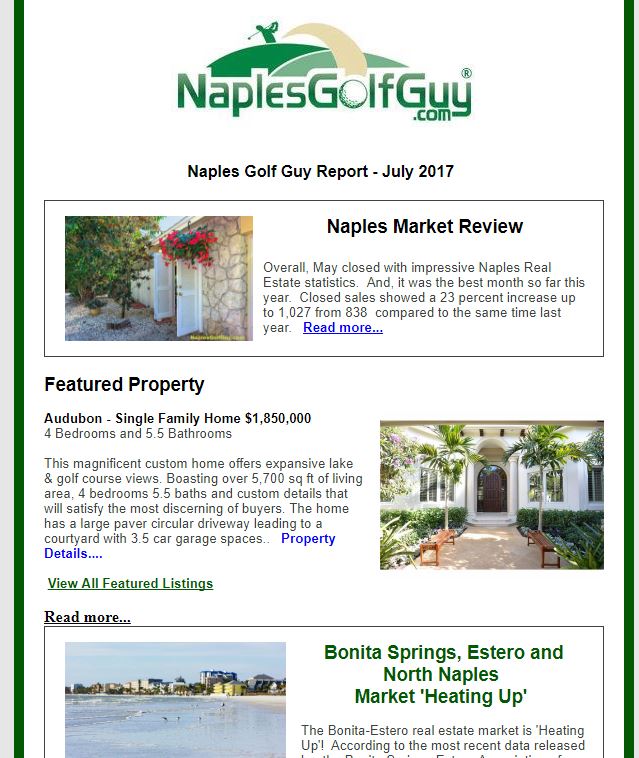 Naples FL Real Estate News